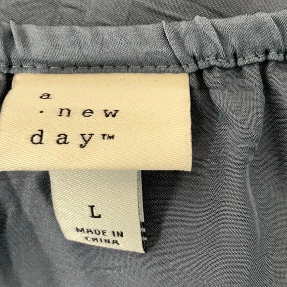 A New Day Women's Size Large L One
Shoulder Tank Top Blue Size L - Picture 7 of 9